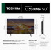 Television: TOSHIBA 126 cm (50 inches) 4K Ultra HD Smart LED Google TV 50C350MP (Silver) | Dobly Vision & Atoms | HDR 10+ | REGZA Power Audio